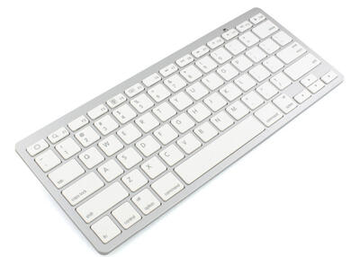 

Wireless Bluetooth Mini white Keyboard for Apple iPad 3 4 5 iphone Mac PC computer