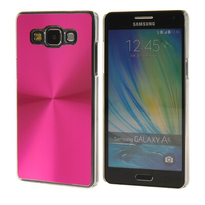 

MOONCASE Мода Стиль компакт Алюминий Металл чехол для Samsung Galaxy A5 Ярко-розовый 01