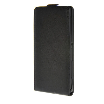 

MOONCASE High Quality Cross pattern Leather Vertical Flip Protector чехол для Sony Xperia Z4 Black