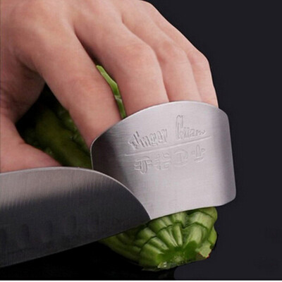 

1 PCS Finger Guard Protect Finger Hand Not To Hurt Cut Stainless Steel Hand Protector Knife Cutting Finger Protection Tools