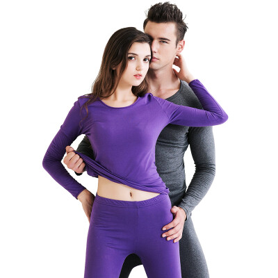 

Nanjiren thin round neck thermal underwear cotton slim bottoming shirt