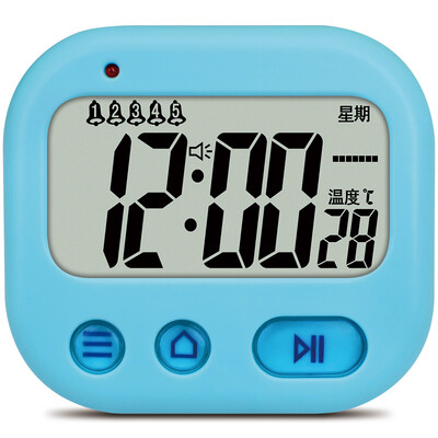

TXL vibrating alarm clock student dormitory vibration alarm clock countdown timer mute night light clock white