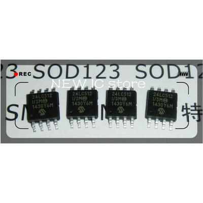 

Free Shipping 20pcs 24LC512-I/SM 24LC512I 24LC512-I SM SOP8 New Original