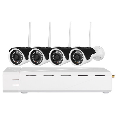 

Wo Shida Woshida WFTZ-2304 HD 2 million wireless monitoring equipment set WIFI home network camera 4-way monitor without hard disk
