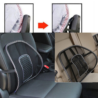 

Lumbar Back Support Car Seat Massage Mesh Ventilate Cushion Waist Gauze Pad