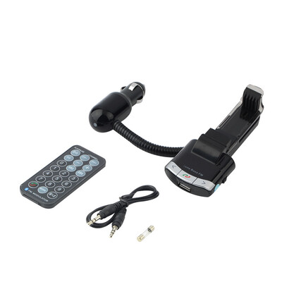 

Bluetooth Handsfree FM-передатчик автомобильный комплект зарядное устройство MP3-плеер Смартфон Держатель