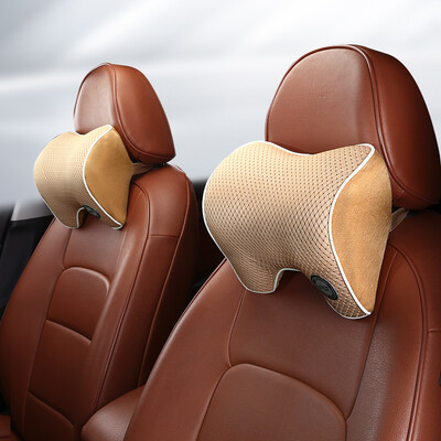 

Che Liyou car headrest neck pillow pillow car neck pillow pillow memory cotton pillow car pillow car interior supplies car neck pillow seat cervical pillow black