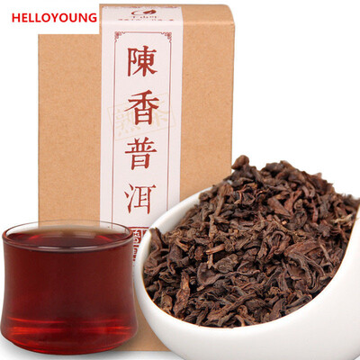 

C-PE011 China Puer tea boxed 120g Yunnan puer tea ripe pu erh loose tea Chinese food pu er old tree organic health