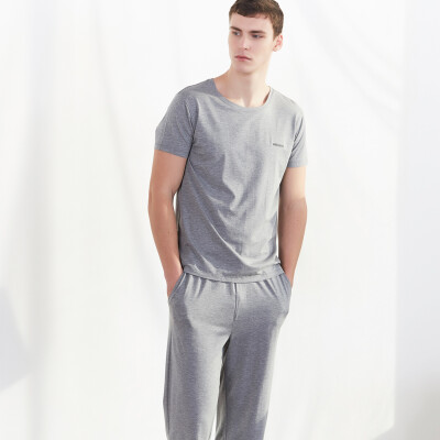 

Little nurse pajamas home service men&women can wear short-sleeved home service in summer ZST007 loose gray XL 175105