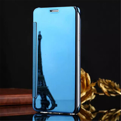 

Samsung Galaxy J330J530J730 J3 J5 J7 Luxury Mirror View Mirror PU Cover Flip Smart Clear Window Phone Case