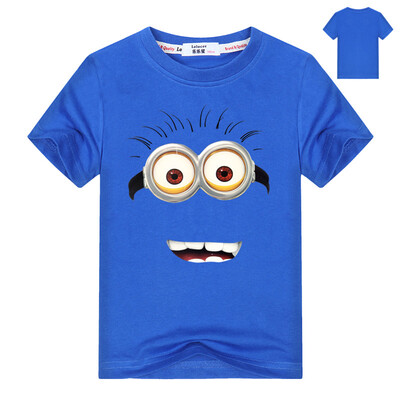 

Летняя одежда Мальчики tshirt Презренные майнионы майка 3D-принт Дети Мультфильм Символы футболки Тройники Типичная майка