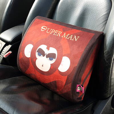 

Carinun carinono car waist car office space memory cotton car cushion belt lumbar cushion superman
