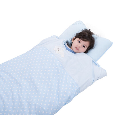 

Tile baby sleeping bag autumn&winter holding double inner liner cotton thickening anti-kick child sleeping bag removable DL406M-A pink M 120 70cm