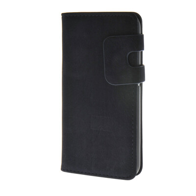 

MOONCASE Suede Leather Side Flip Wallet Card Holder Stand Pouch ЧЕХОЛ ДЛЯ Samsung Galaxy S6 Blue