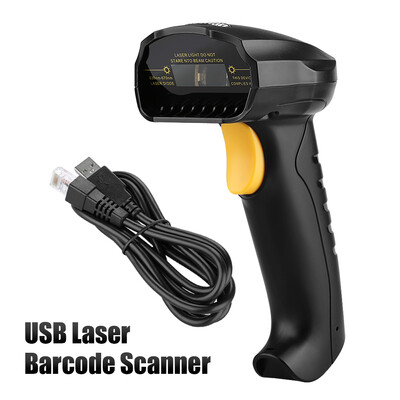 

Excelvan USB Ручной лазерный сканер штрих-кода Черный