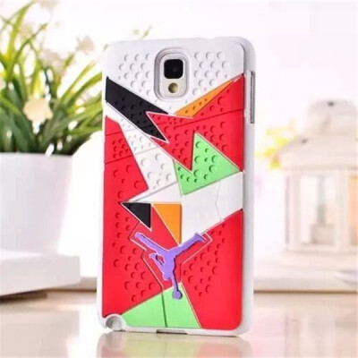 

MITI 3D Jordan Shoe Sole PVC Rubber Cover Case For Samsung GALAXY Note III 3 Note3 N9000 Hot sale Jumpman 15 Colors Phone Cases