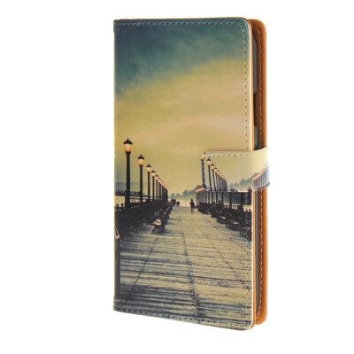 

MOONCASE Case for Samsung Galaxy E5 E500 Pattern series Leather Flip Wallet Card Slot Stand Back Cover