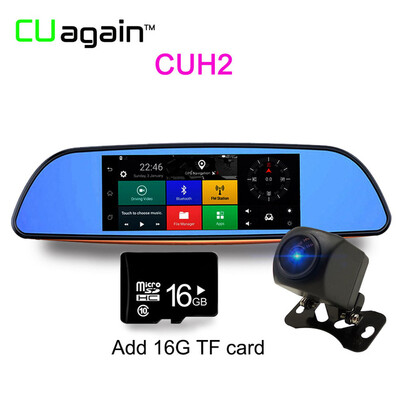 

CUH2 DVR 3G Wifi Night vision 7 Car Camera GPS Bluetooth Rearview Mirror Video Recorder Registrar Android For Dash Cam