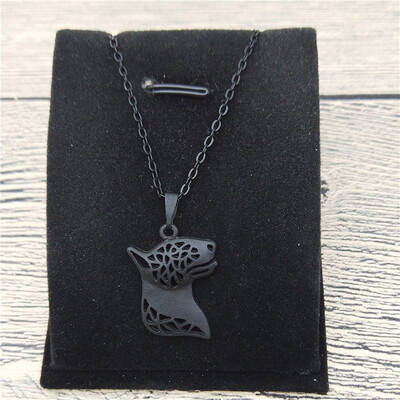 

Trendy New Bull Terrier Necklace Trendy Style Bull Terrier Pendant Necklace Women Fashion Pet Dog Jewellery