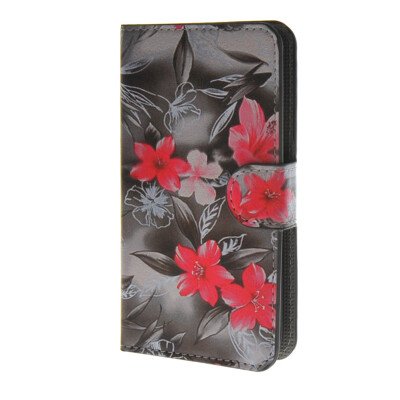 

MOONCASE Flower style Leather Wallet Flip Card Slot Stand Pouch чехол для HTC Desire 620 A12