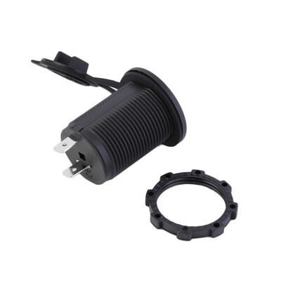 

12-24V Car Cigarette Lighter Socket +Dual USB 2Port Charger +60cm Wire