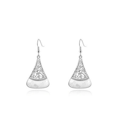 

Yoursfs® 18K Gold Plated Hollow Out Opal Pendant Earring Womens Fashion Jewelry