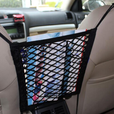 

Auto Car Seat Side Storage Mesh Net Pouch Bag Phone Holder Pocket Organizer