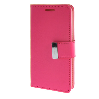 

MOONCASE чехол для Samsung Galaxy Core 2 II Duos G355H Flip Leather Wallet Card Slot Bracket Back Cover Hot pink