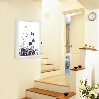 

Jingdong Supermarket for the first time modern minimalist bedside lamp lights lantern butterfly dance BD0901 white 12W