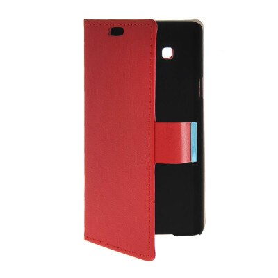 

MOONCASE Slim Leather Side Flip Wallet Card Slot Pouch with Kickstand Shell Back чехол для Samsung Galaxy A7 Red