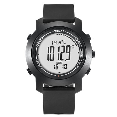 

SPOVAN Bravo II Мужчины Туризм Альпинизм Открытый часы из натуральной кожи Sapphire Цифровые часы Мужчины Повседневная Wistwatches