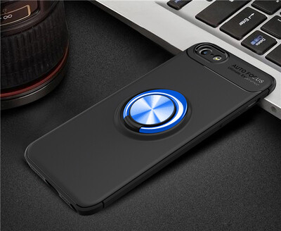 

Iphone 5/5s роскошь металлическое кольцо, магнитные брекет - shockproof охлаждения тпу телефон дел