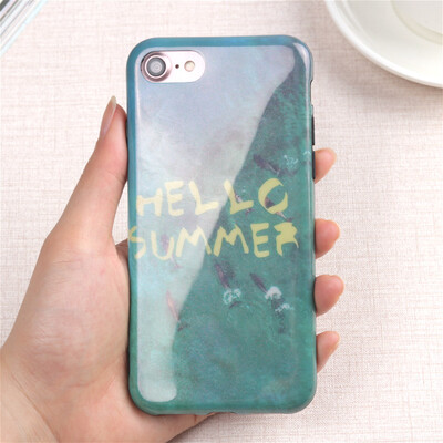 

Модные да, вы можете Hello летние мягкие чехол для IPhone 6 6s x телефон силиконовый чехол глянцевый чехлы для iphone 7 8 плюс