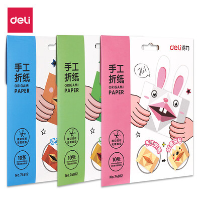 

Deli deli childrens fun three-dimensional handmade origami pupils educational toys paper-cut 74812