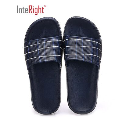 

INTERIGHT Mens home slip resistant bathroom slippers