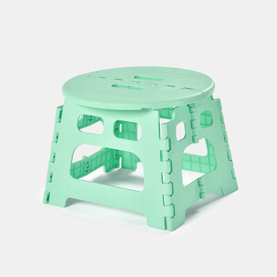 

FOOJO thick folding bathroom bench small bench train portable stool change shoes low stool home small horse water green