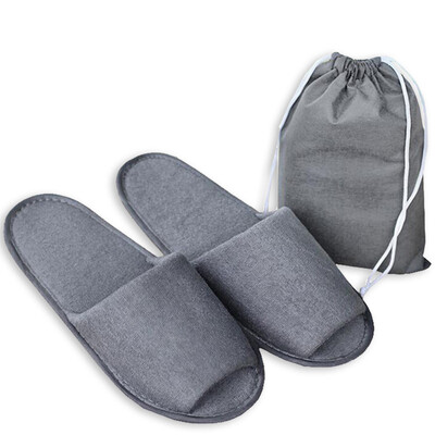 

Chidong travel portable folding slippers non-disposable slippers spring&summer non-slip cotton slippers