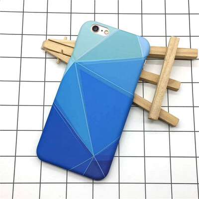 

Модная Геометрия алмаз Жесткий Матовая Пластик крышка чехлы для Apple IPhone 6 6s ультра тонкий телефон Чехол для iphone 5 5s se