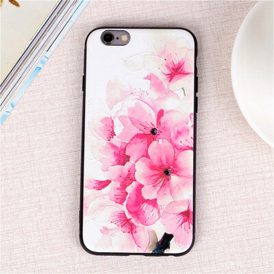 

Красивые Винтаж цветы розы мягкий тонкий чехол для IPhone 5s 5 se x силиконовый телефона ультра тонкий крышка чехлы для iphone 6 7