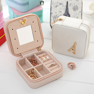 

Cntomlv Jewelry Pack Box Box Шкатулка для изысканного макияжа Дело Косметика Косметика Организатор Контейнерные коробки Градуирова