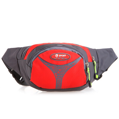 

Red Camp Waist Pack Waist Bag Hiking Travel Sport Running Cycling Waist Pack with Adjustable Belt