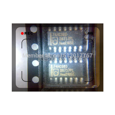 

Free Shipping 50pcs 74HC08D SOP-14 NEW 74HC08 SN74HC08 SN74HC08D 74HC 74H IC 100 NEW
