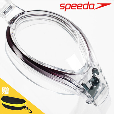 

Speedo Goggles Мужчины и женщины, покрывающие гальваническую отделку HD Противотуманные плавательные очки Большая коробка Конкурс комфорта для тренировок Очки для купания 809300-3550 Fire red
