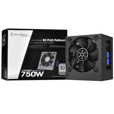 

SilverStone 750W ST75F-PT ATX Power Supply (80PLUS White Gold / Smart Fanless / 14cm Short Version