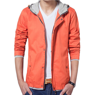 

Zogaa Autumn And Winter New Korean Mens Jacket Casual Pure Color Thin