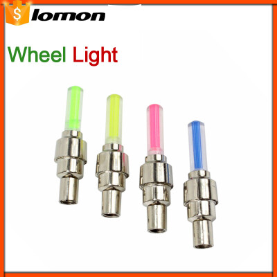 

LED Bicycle Cycling Wheel Lights LED Tyre Tire Valve Caps Wheel Spokes Colorful light Waterproof Bike Accessories