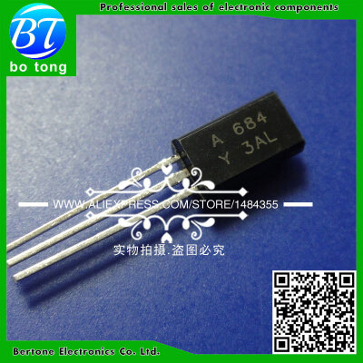 

Free Shipping 100pcs 2SA684 A684 TO-92L 2A/60V triode transistor