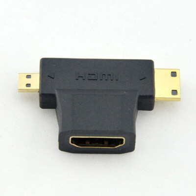 

huayuan новый 3 in1 1080p HDMI - микро / мини - HDMI мужского адаптер разъем