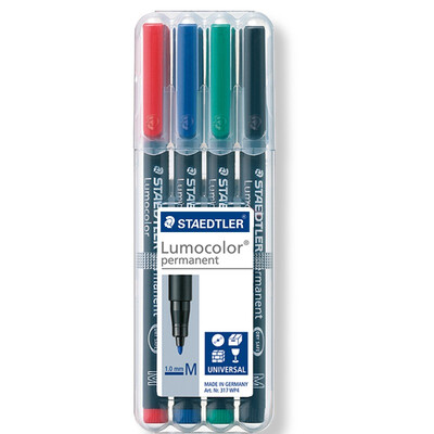 

Стрикленд дом (Staedtler) 313WP4 CD с несмываемыми маркерами (4-цветной костюм)