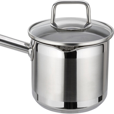 

Jingdong supermarket] Daide (Daeden) DD059 Germany Dade milk pot 18/10 stainless steel baby breakfast food pot thickening hot milk pot induction cooker general